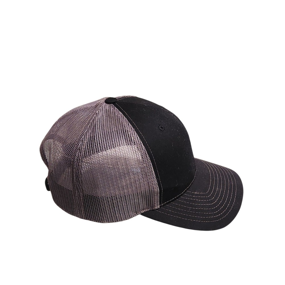 SW Brant Lake SD Embroidered Logo Mesh Back Trucker Hat Black Gray‎ Men - Picture 3 of 5
